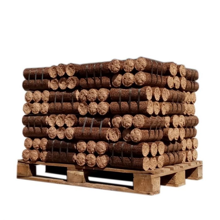 BOIS DENSIFIÉ – FEUILLUS + RÉSINEUX – 1/2 PALETTE DE 480 KG - Image 1