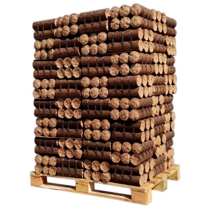 BOIS DENSIFIÉ – FEUILLUS + RÉSINEUX – PALETTE DE 960 KG - Image 1