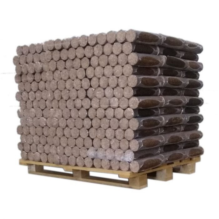 BOIS DENSIFIÉ – FEUILLUS – PALETTE DE 1 TONNE - Image 1