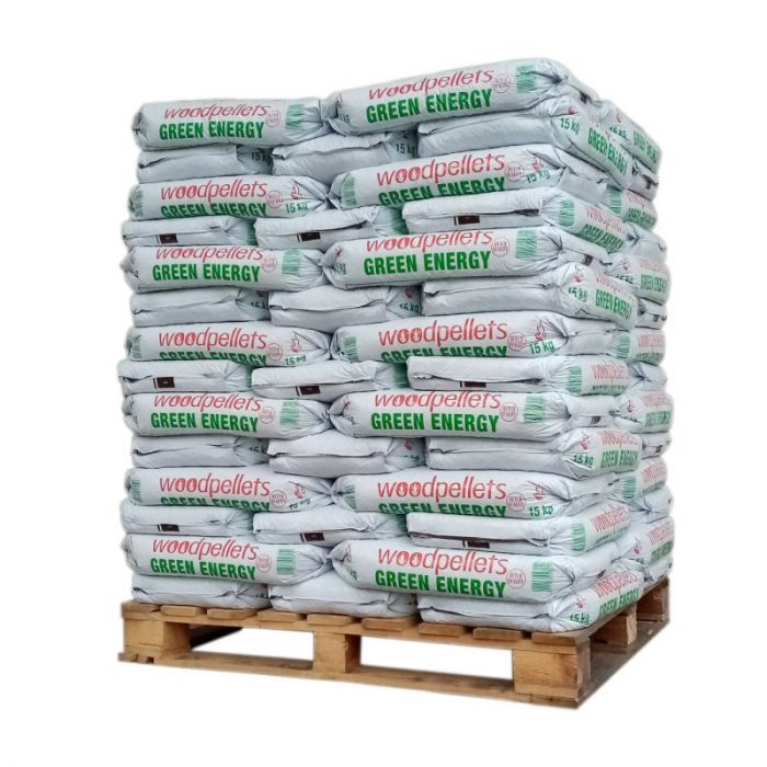 Pellet GREEN ENERGY – Palette de 65 Sacs de 15 KG - Image 1