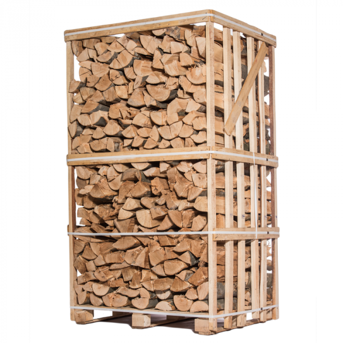 BOIS DE CHAUFFAGE – 45 CM – MÉLANGE DE BOIS DURS – PALETTE 2 M3 – 2.6 STÈRES - Image 1