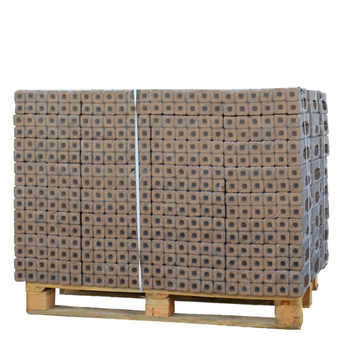 Briquettes de bois Pini kay 100% chêne – Demi-palette (480Kg) - Image 1