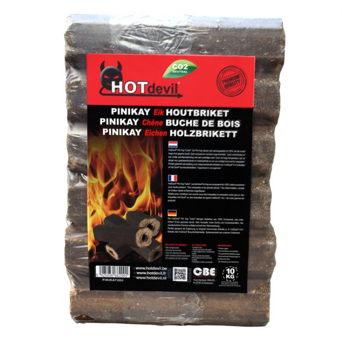 Briquettes de bois Pini kay 100% chêne – Demi-palette (480Kg) - Image 2