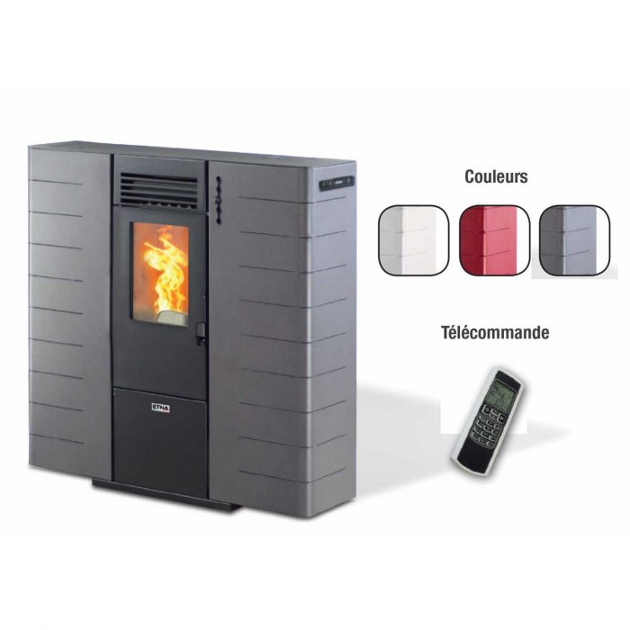 Poêle à granulés Ricanto Canalisable 10kW - Image 2