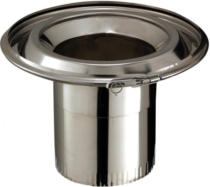 Réduction conique ø230-130 mm émaillé Poujoulat - Image 1