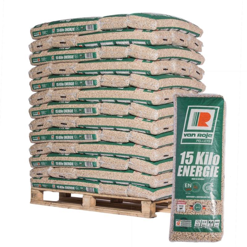 Pellet VAN ROJE – Palette de 65 Sacs de 15 KG - Image 1